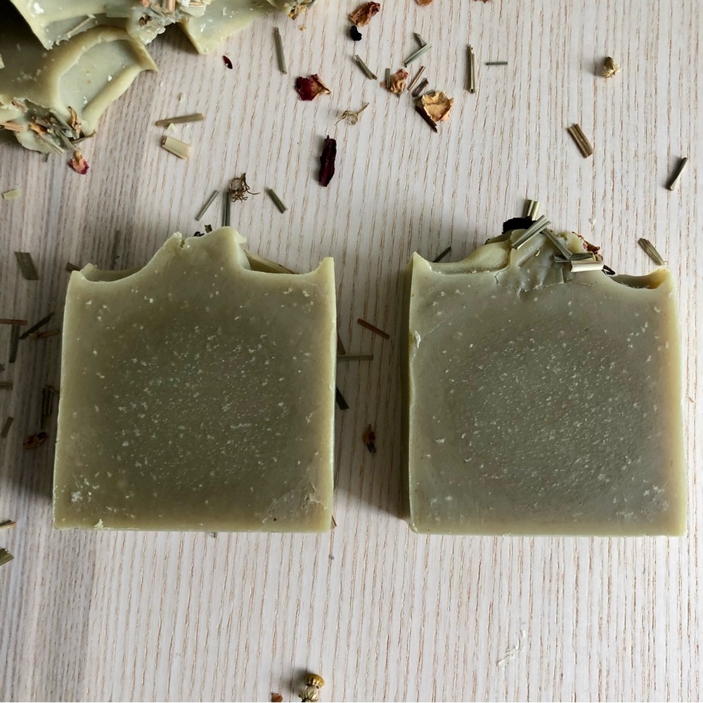 Lemongrass Jasmine | Handcrafted Soap Bar - Set of 2 - Picture 4 of 6